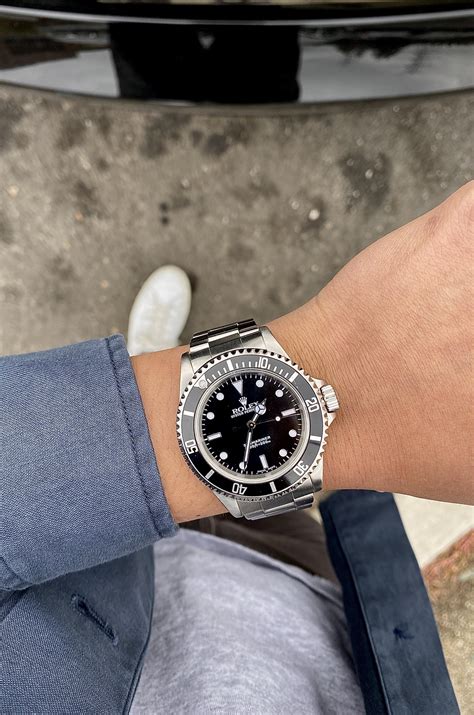 rolex submariner wrist watch